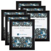 Hastings Home Hastings Home 8x10 Picture Frame Set - 6 Pack for Gallery Style Photograph Displays, Black 600332RCK